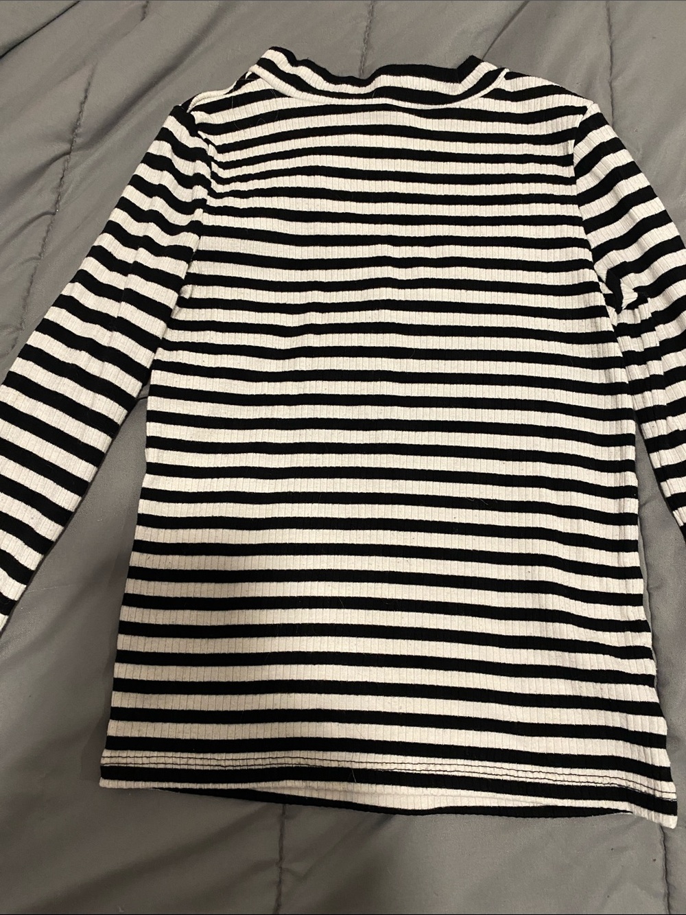 Reserved Black & White Striped  Sweater